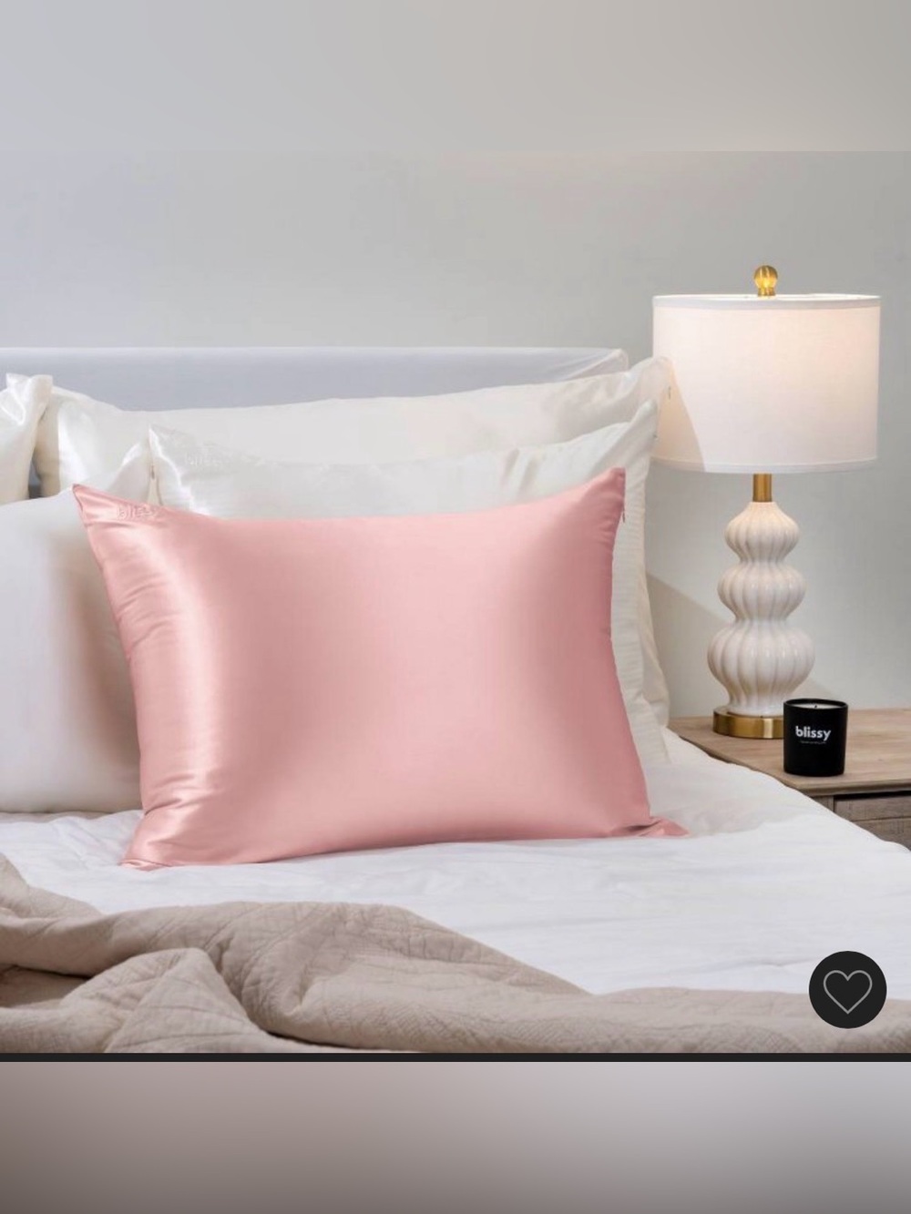 Blissy 100% Mulberry Silk Pillowcase